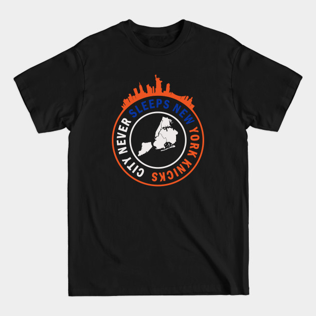 NYK City Never Sleeps - Knicks - T-Shirt sold by Erin Harris | SKU ...